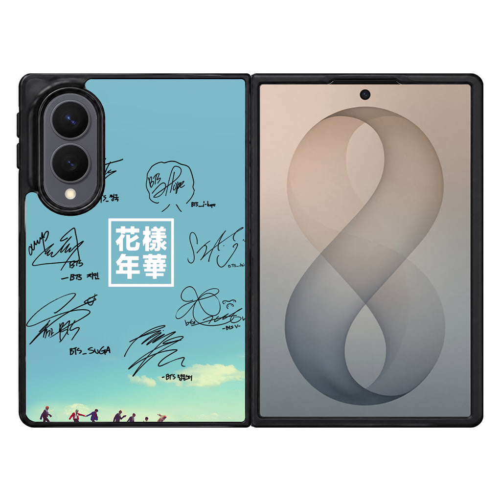 BTS Signature Samsung Galaxy Z Fold 8 Case