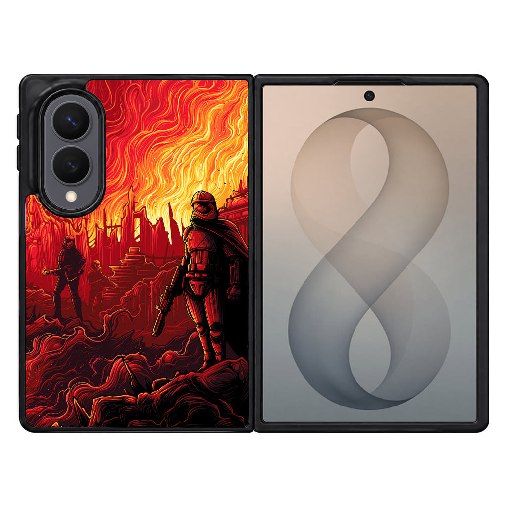 Captain Phasma Art Samsung Galaxy Z Fold 8 Case