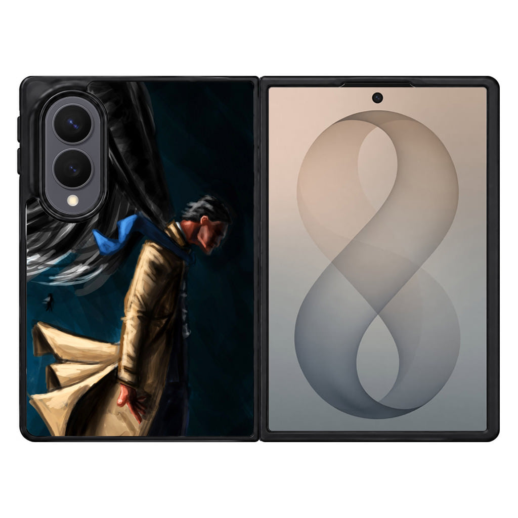 Castiel Supernatural Art Samsung Galaxy Z Fold 8 Case