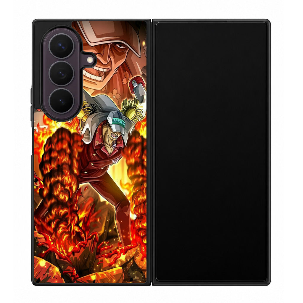 Akainu Exploding Volcano Samsung Galaxy Z Fold 8 Ultra Case