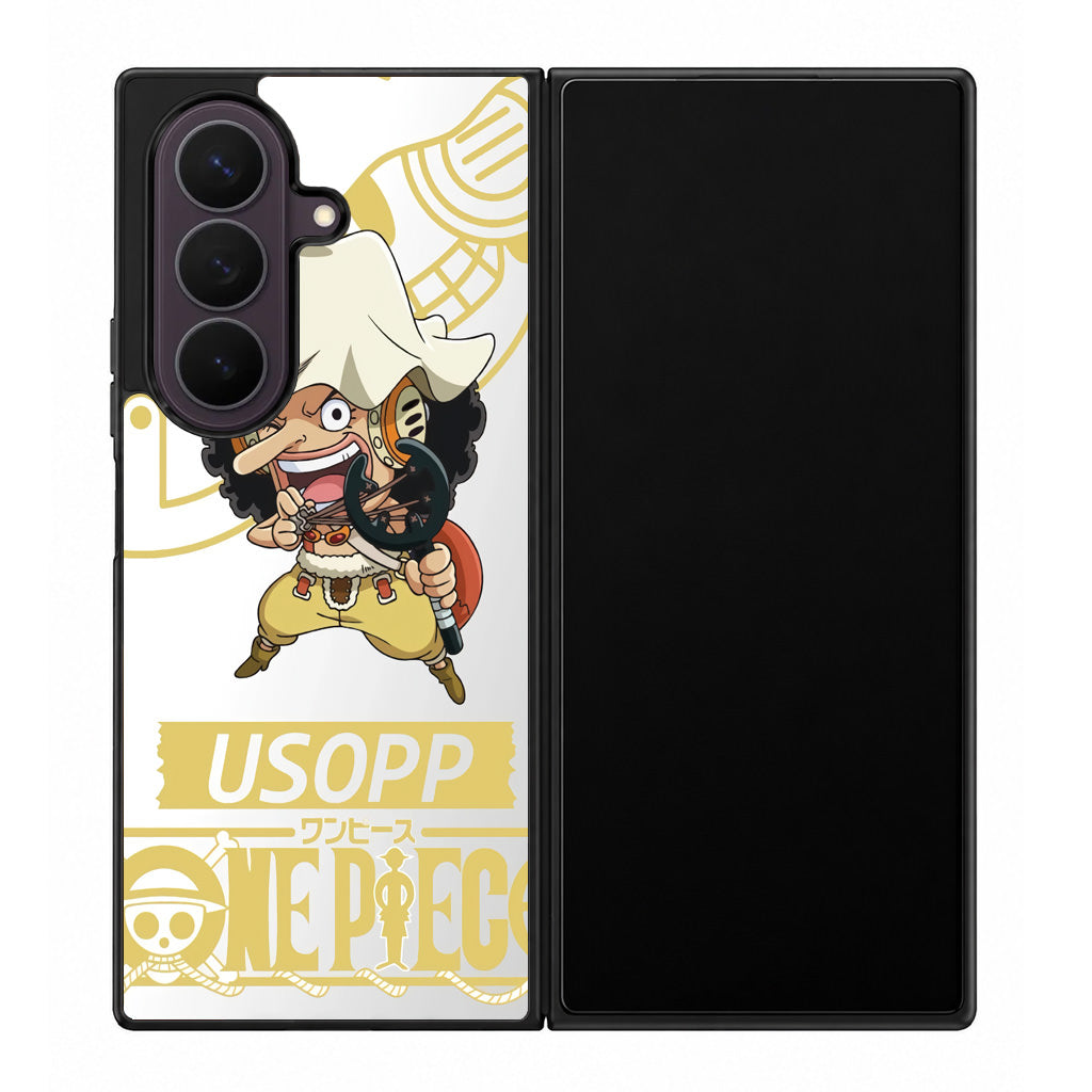 Chibi Usopp Samsung Galaxy Z Fold 8 Ultra Case