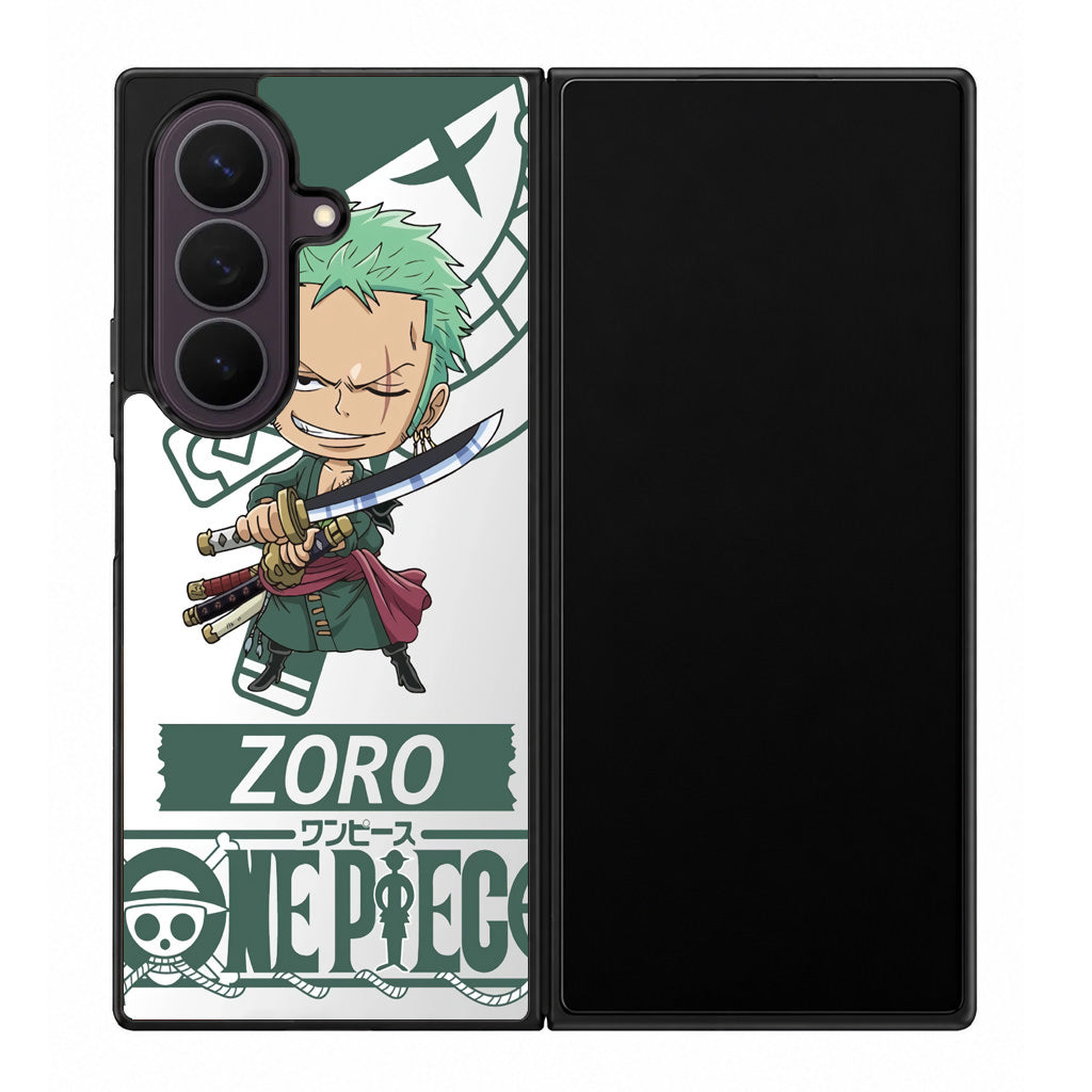 Chibi Zoro Samsung Galaxy Z Fold 8 Ultra Case