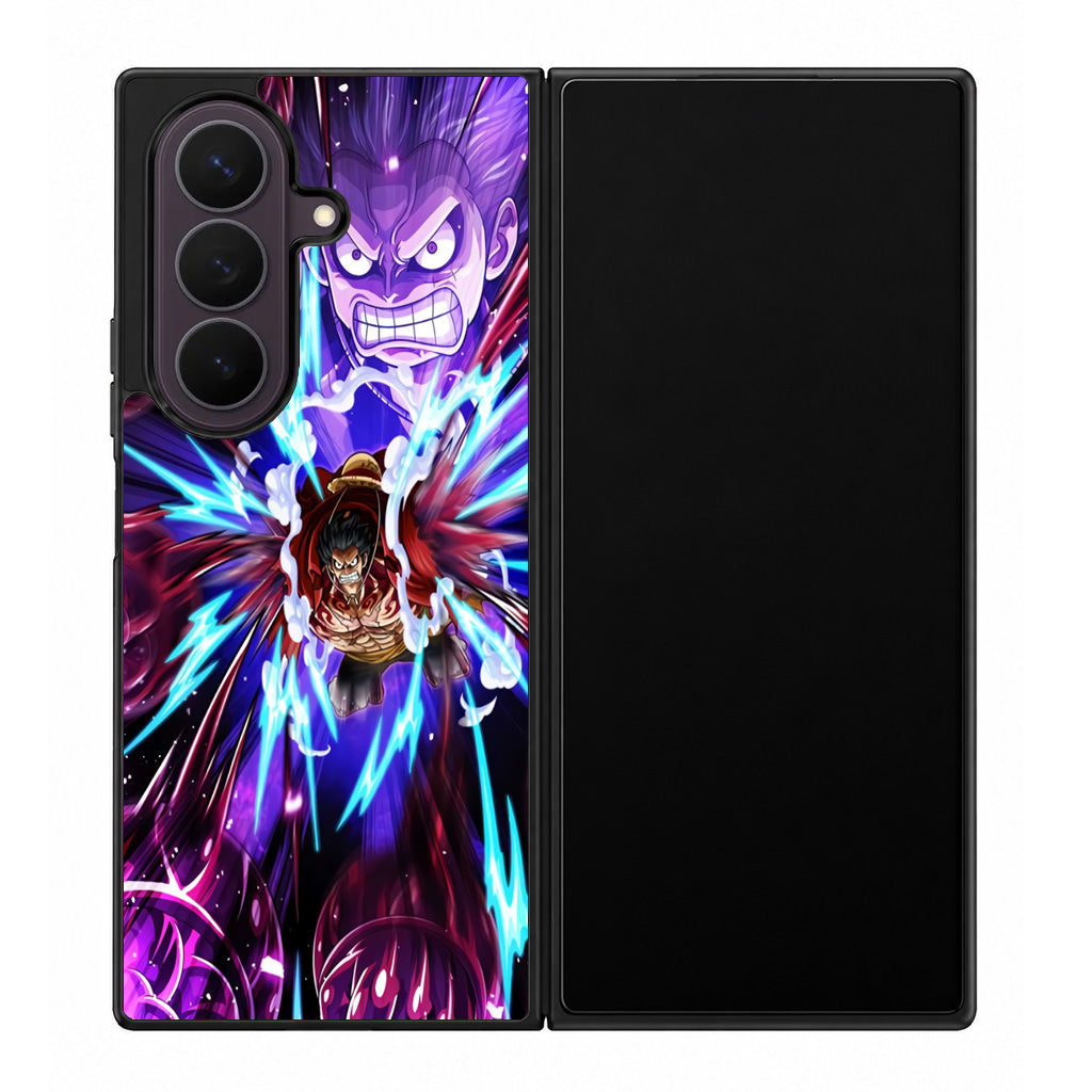 Luffy Bounce Man Gattling Gun Samsung Galaxy Z Fold 8 Ultra Case