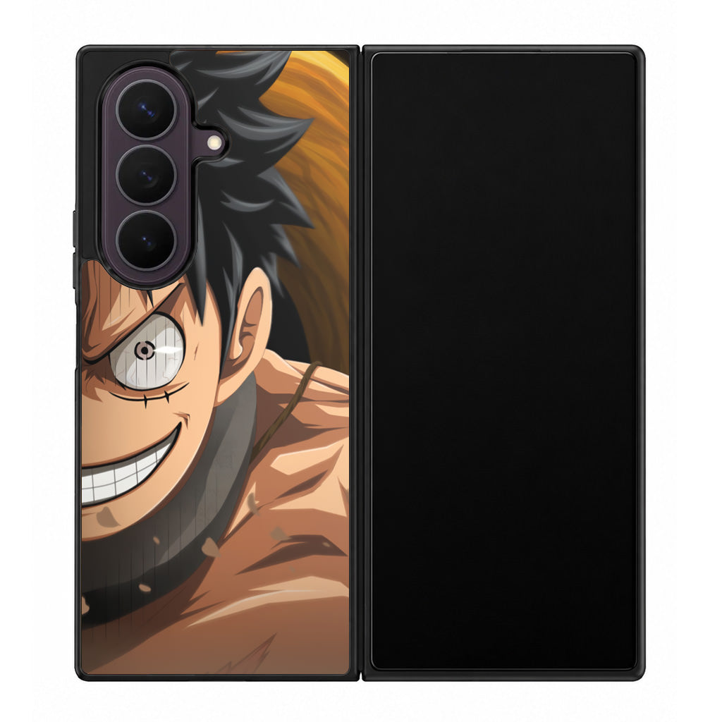 Luffy Half Smile Samsung Galaxy Z Fold 8 Ultra Case