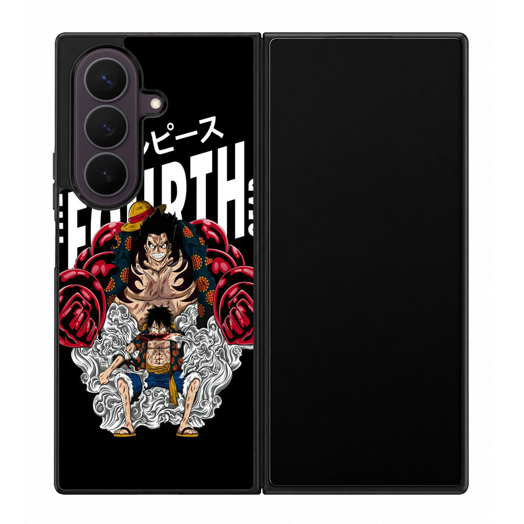Luffy The Fourth Gear Black Samsung Galaxy Z Fold 8 Ultra Case