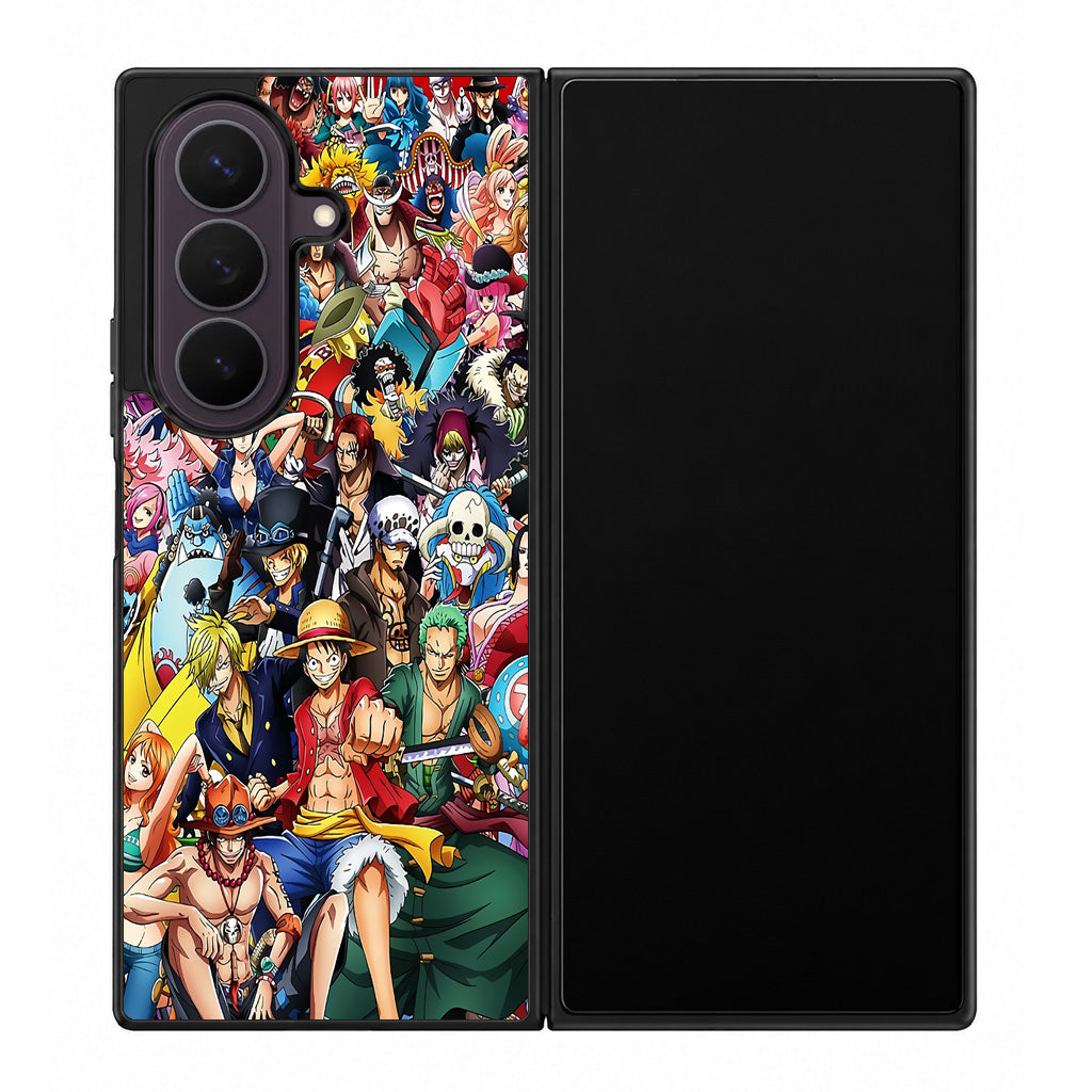One Piece Characters In New World Samsung Galaxy Z Fold 8 Ultra Case