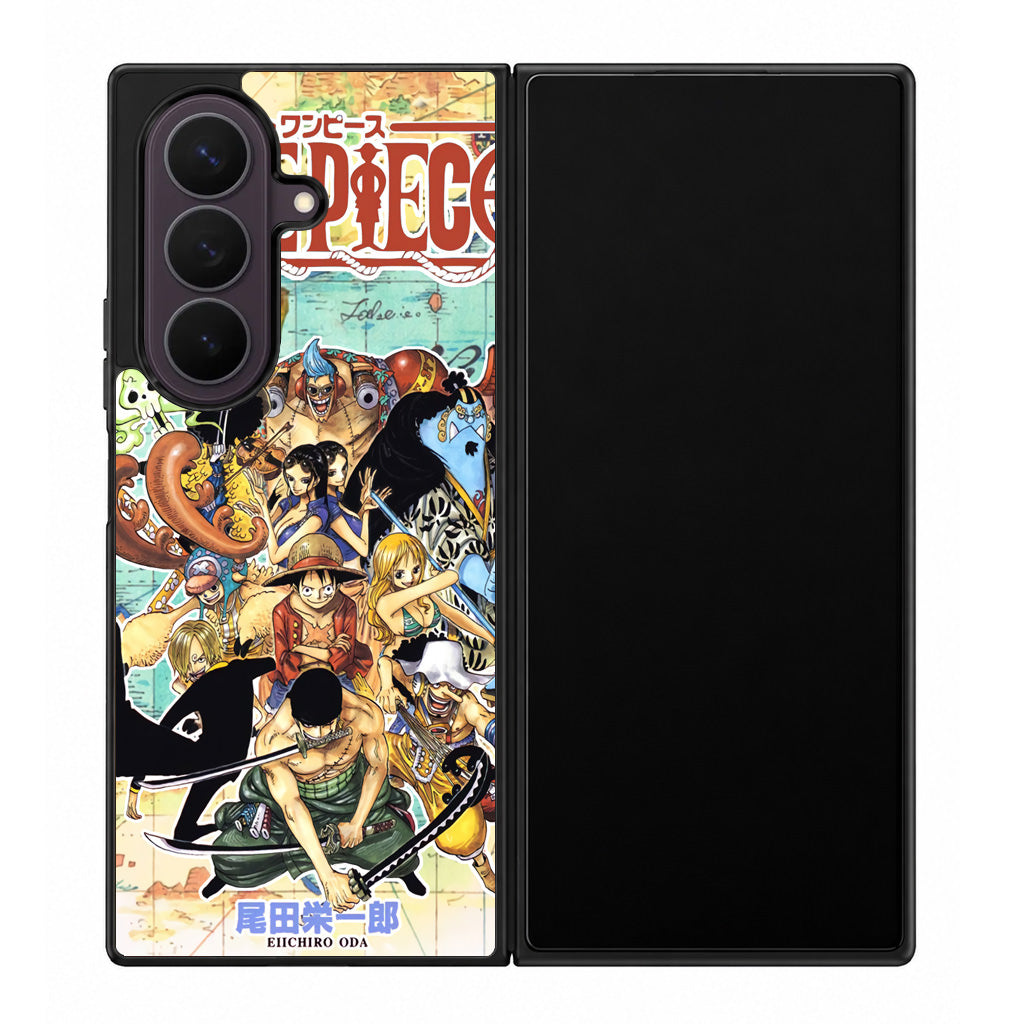 One Piece Comic Straw Hat Pirate Samsung Galaxy Z Fold 8 Ultra Case