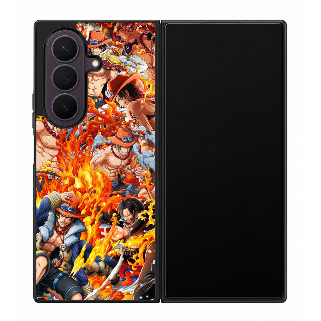 Portgas D Ace Collections Samsung Galaxy Z Fold 8 Ultra Case