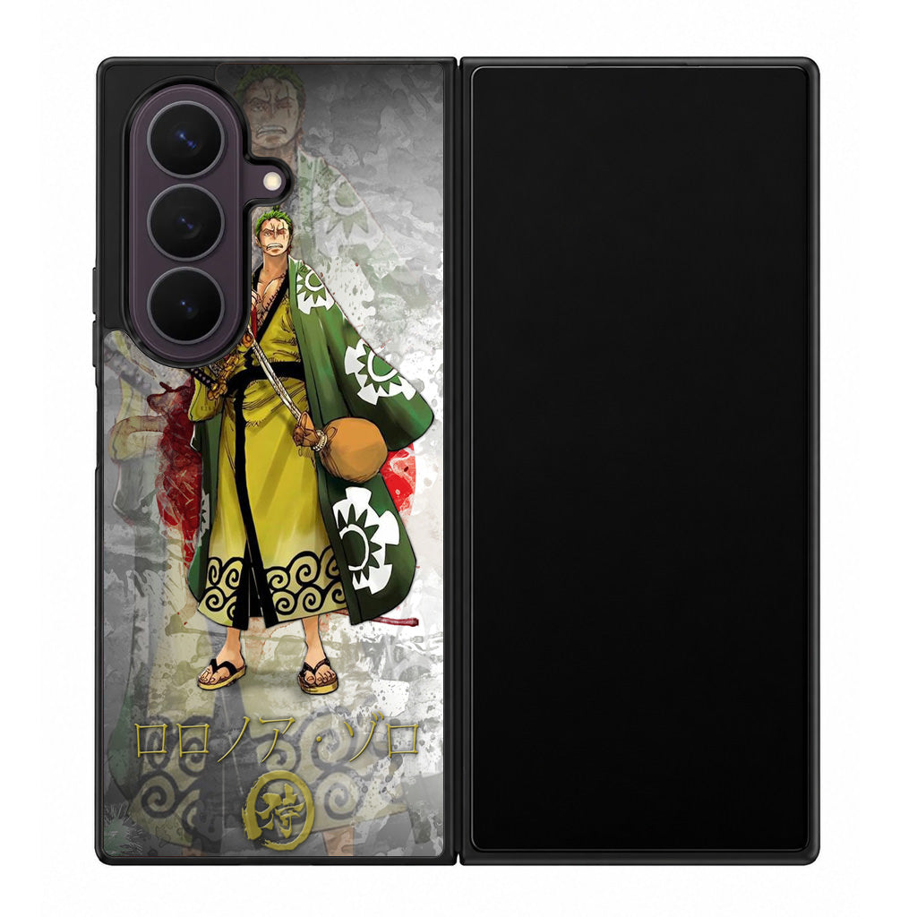 Roronoa Zoro Arc Wano Samsung Galaxy Z Fold 8 Ultra Case