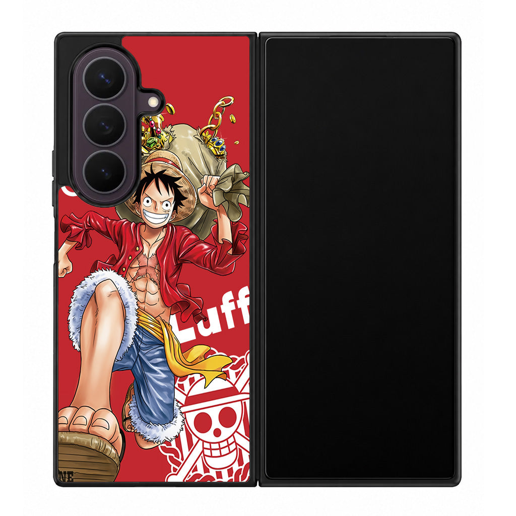 Straw Hat Monkey D Luffy Samsung Galaxy Z Fold 8 Ultra Case