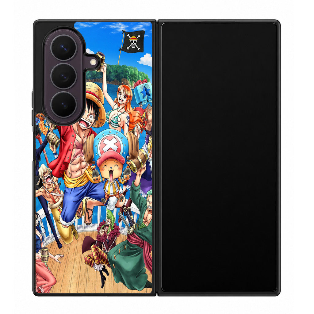 Straw Hat Pirates And Allies Samsung Galaxy Z Fold 8 Ultra Case