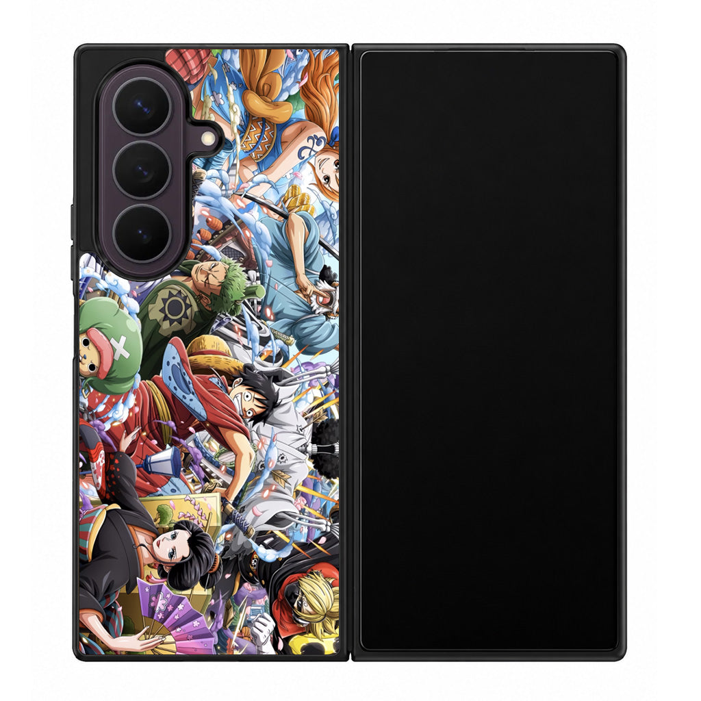 Straw Hat Pirates Arc Wano Samsung Galaxy Z Fold 8 Ultra Case