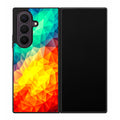 Abstract Multicolor Cubism Painting Samsung Galaxy Z Fold 8 Ultra Case