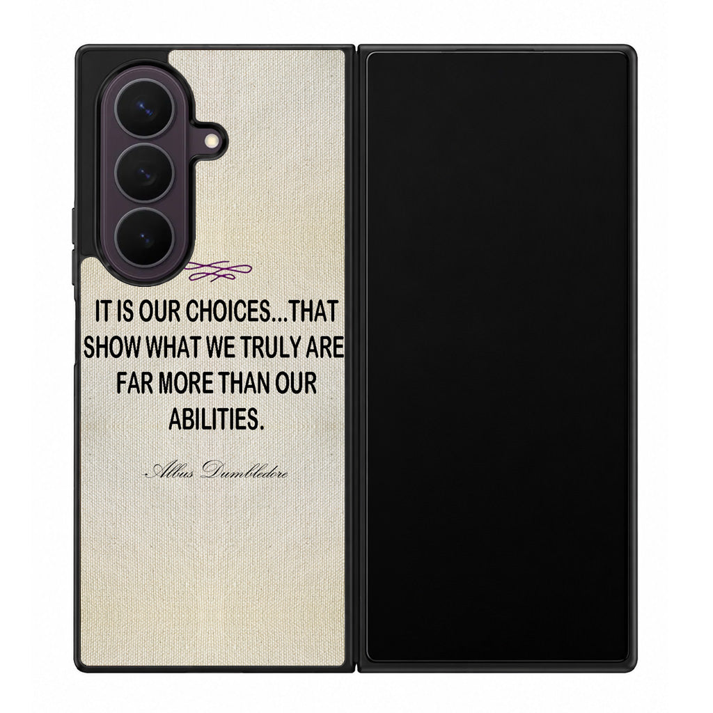 Albus Dumbledore Quote Samsung Galaxy Z Fold 8 Ultra Case