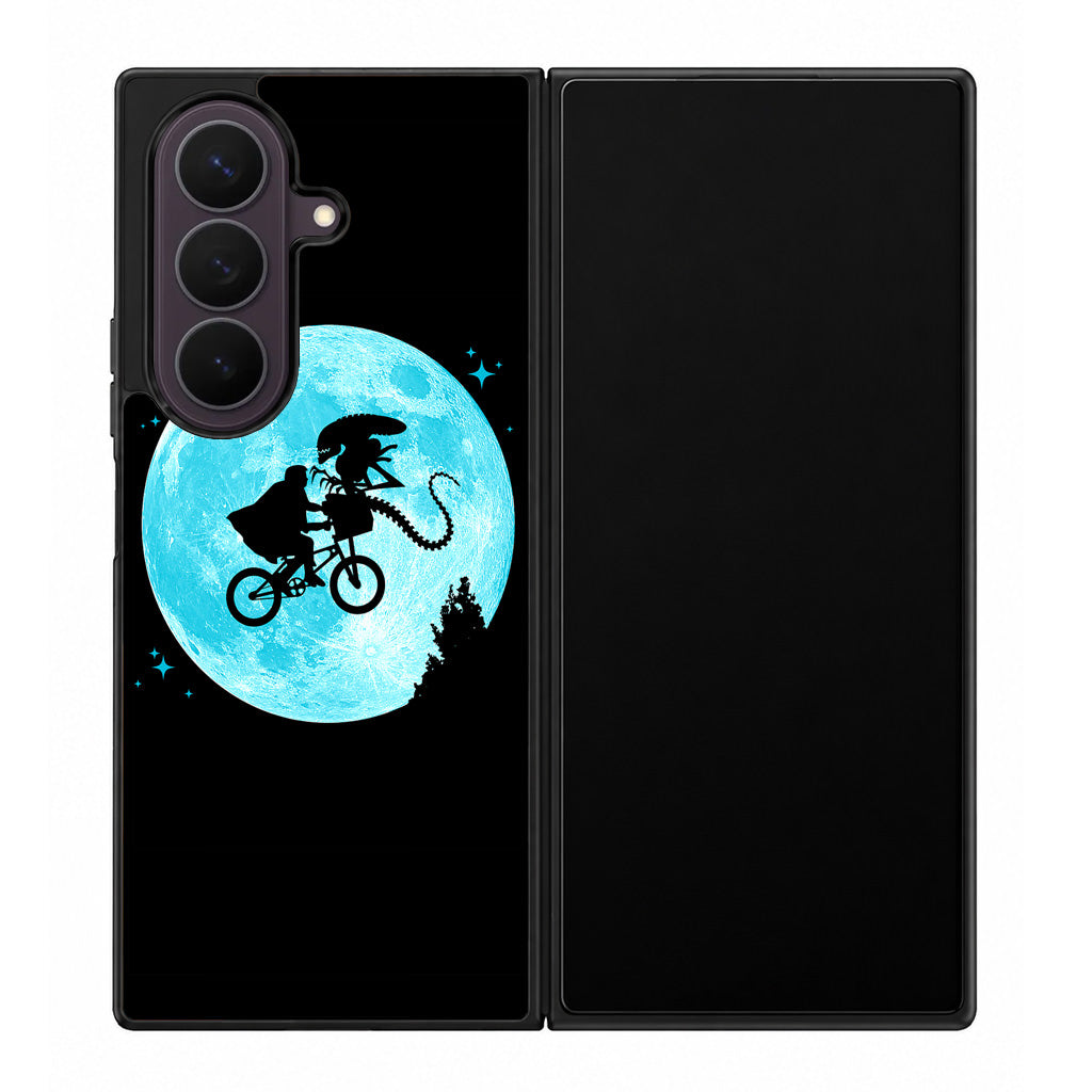 Alien Bike to the Moon Samsung Galaxy Z Fold 8 Ultra Case