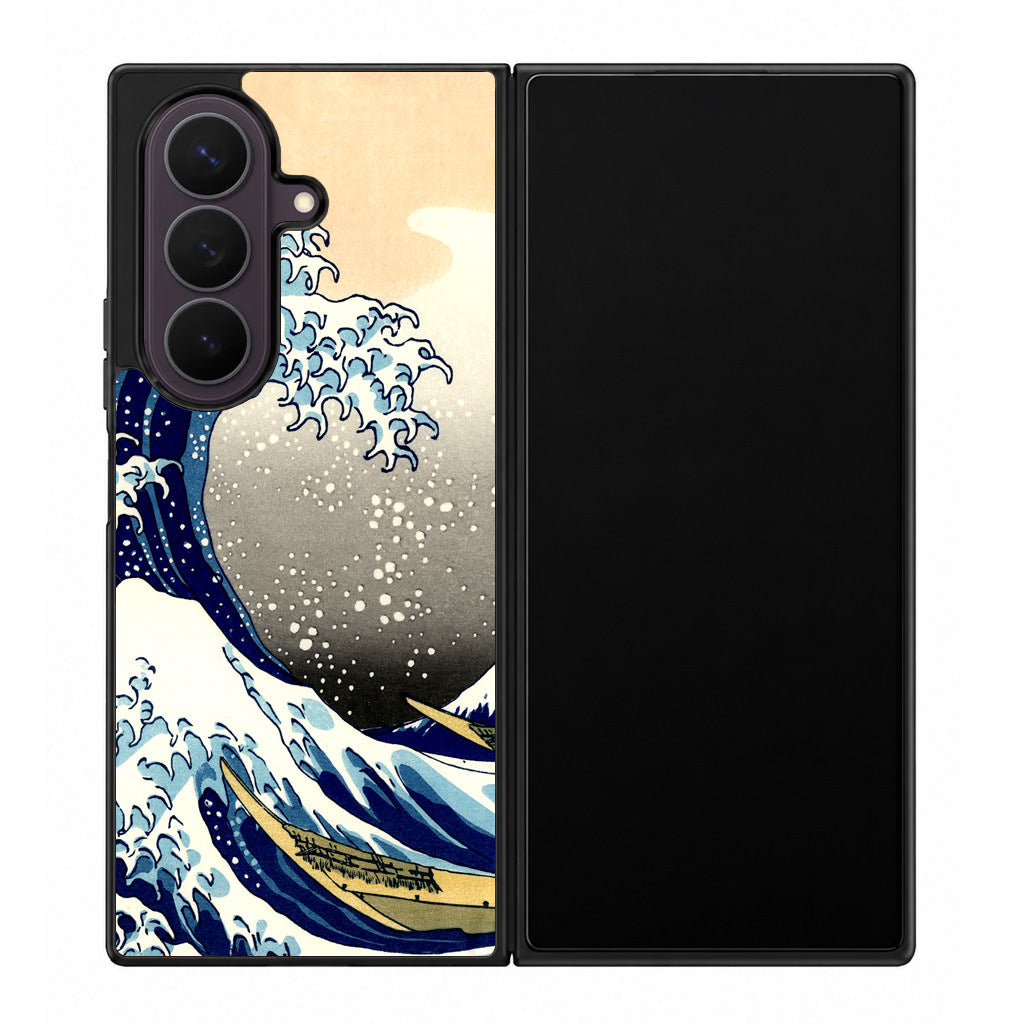 Artistic the Great Wave off Kanagawa Samsung Galaxy Z Fold 8 Ultra Case