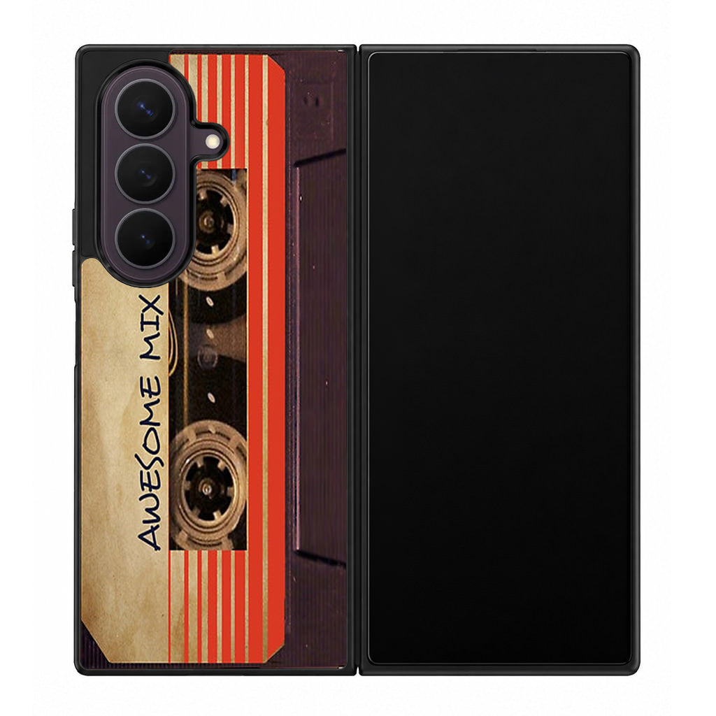 Awesome Mix Vol 1 Cassette Samsung Galaxy Z Fold 8 Ultra Case