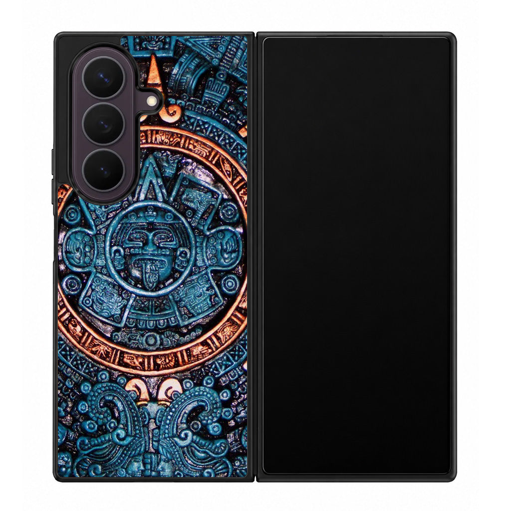 Aztec Calendar Samsung Galaxy Z Fold 8 Ultra Case