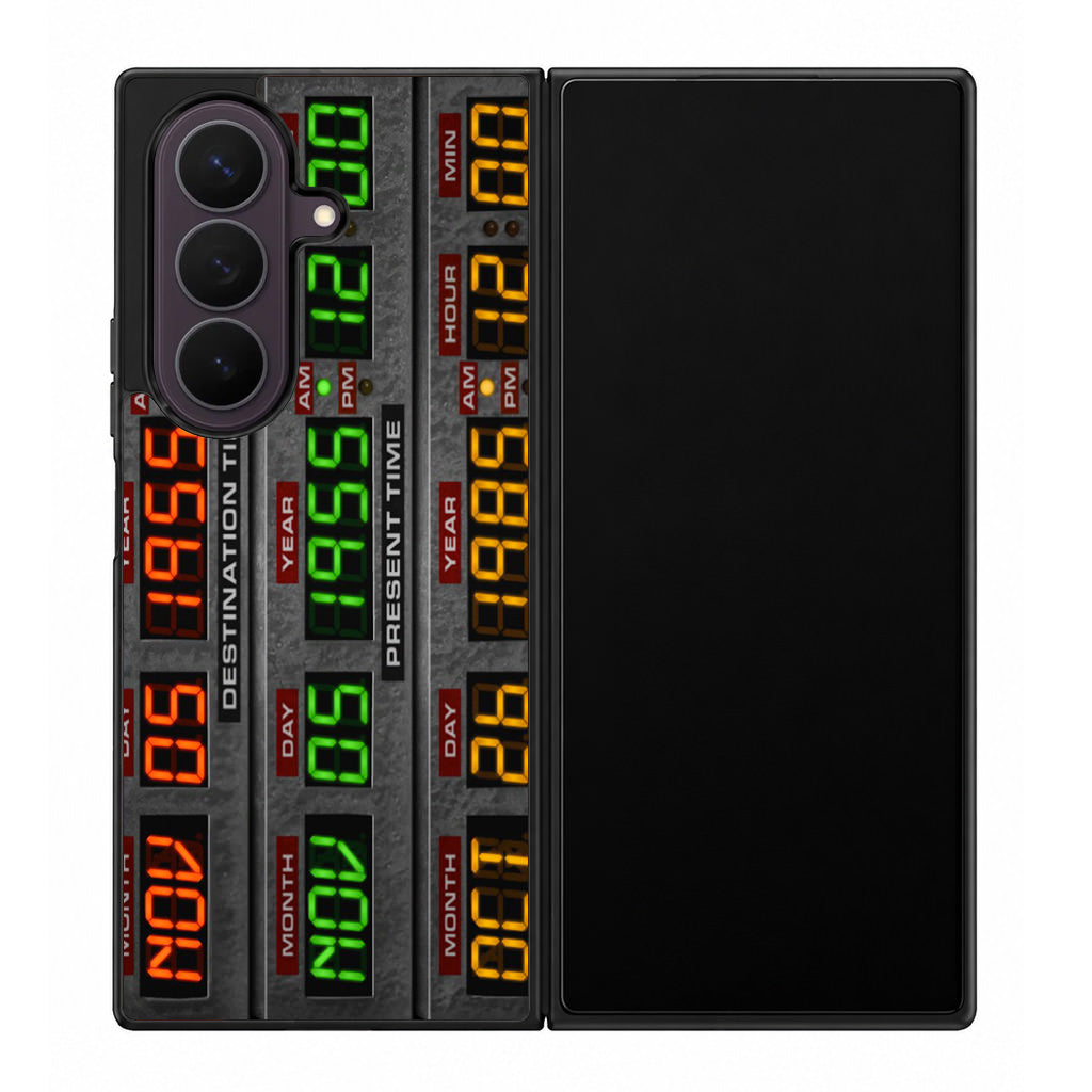 Back To The Future Time Circuits Samsung Galaxy Z Fold 8 Ultra Case