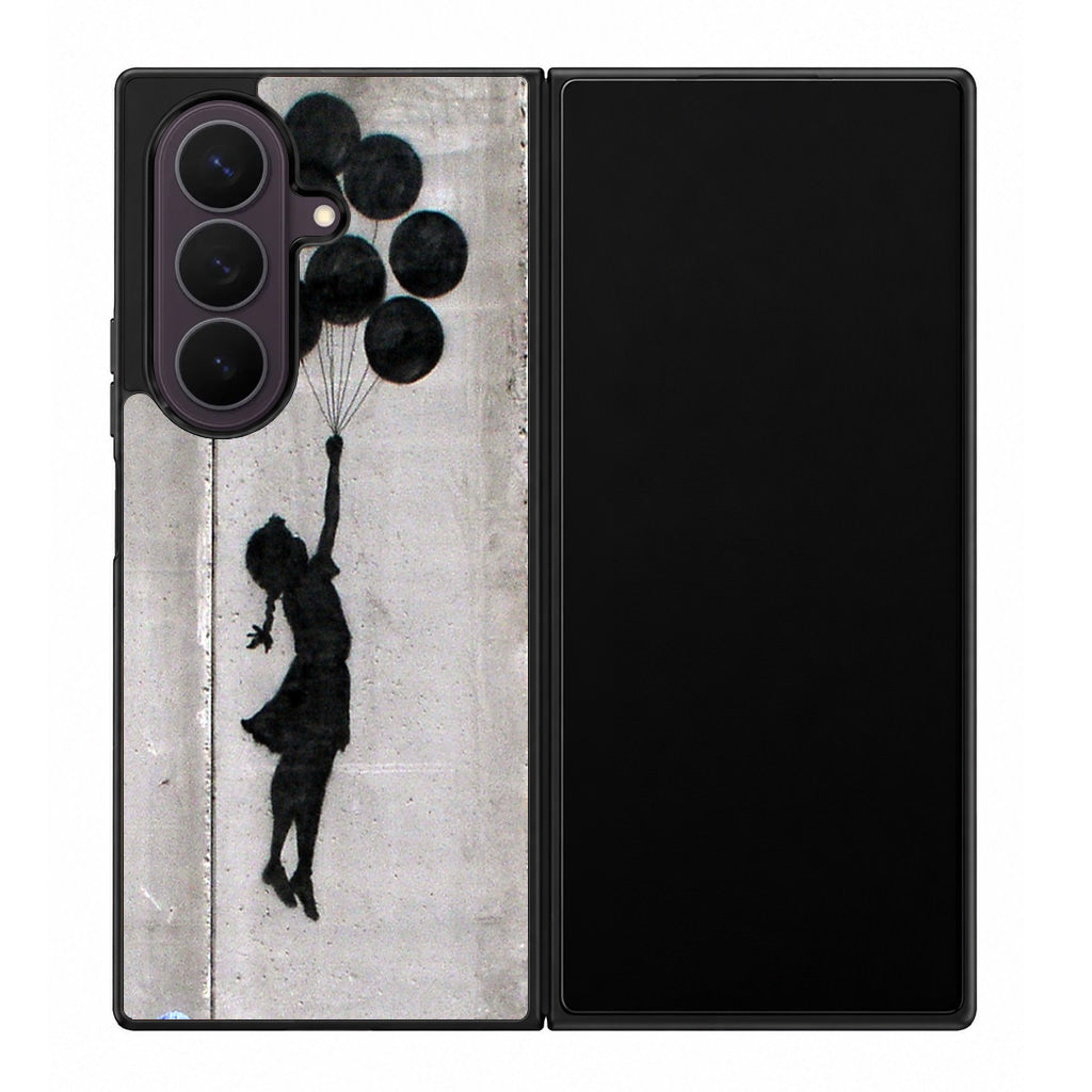Banksy Girl With Balloons Samsung Galaxy Z Fold 8 Ultra Case