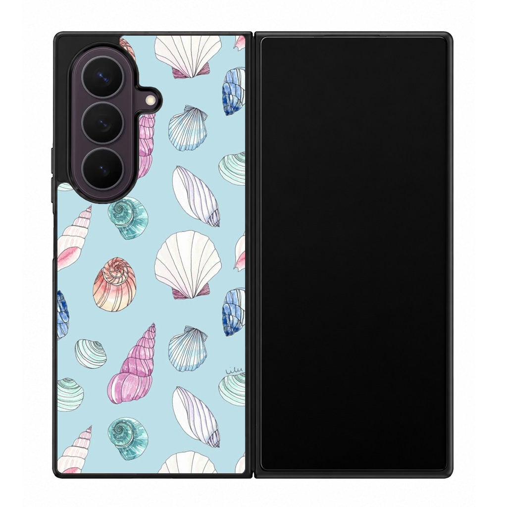 Beach Shells Pattern Samsung Galaxy Z Fold 8 Ultra Case