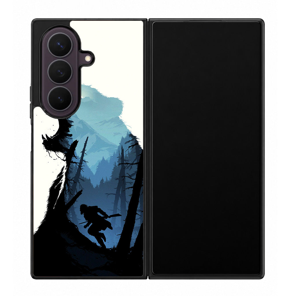 Bear Hunter Art Samsung Galaxy Z Fold 8 Ultra Case