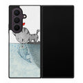 Cat Fish Kisses Samsung Galaxy Z Fold 8 Ultra Case