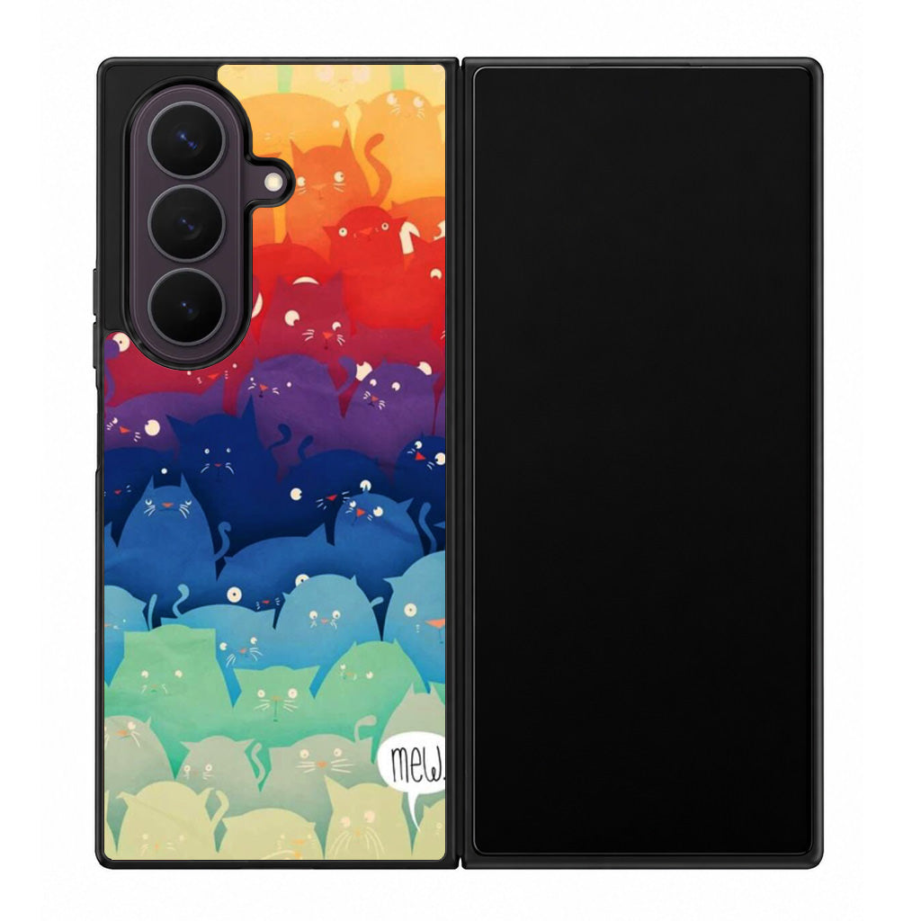 Cats Everywhere Samsung Galaxy Z Fold 8 Ultra Case