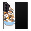 Cats on A Bowl Samsung Galaxy Z Fold 8 Ultra Case