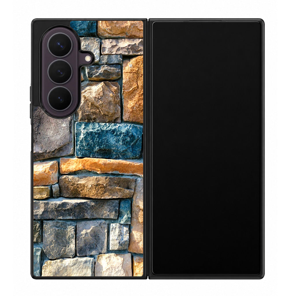 Colored Stone Piles Samsung Galaxy Z Fold 8 Ultra Case