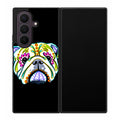 Colorful Bulldog Art Samsung Galaxy Z Fold 8 Ultra Case