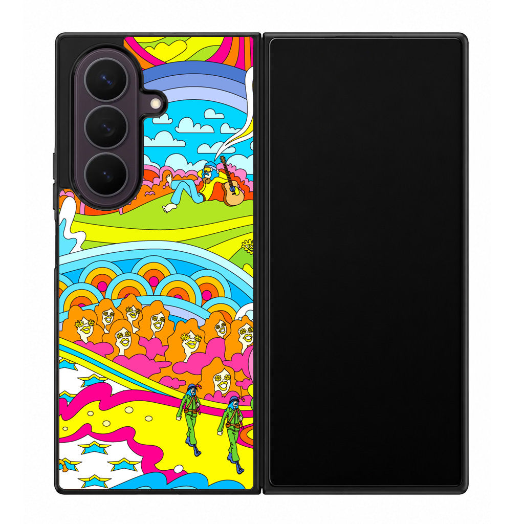 Colorful Doodle Samsung Galaxy Z Fold 8 Ultra Case