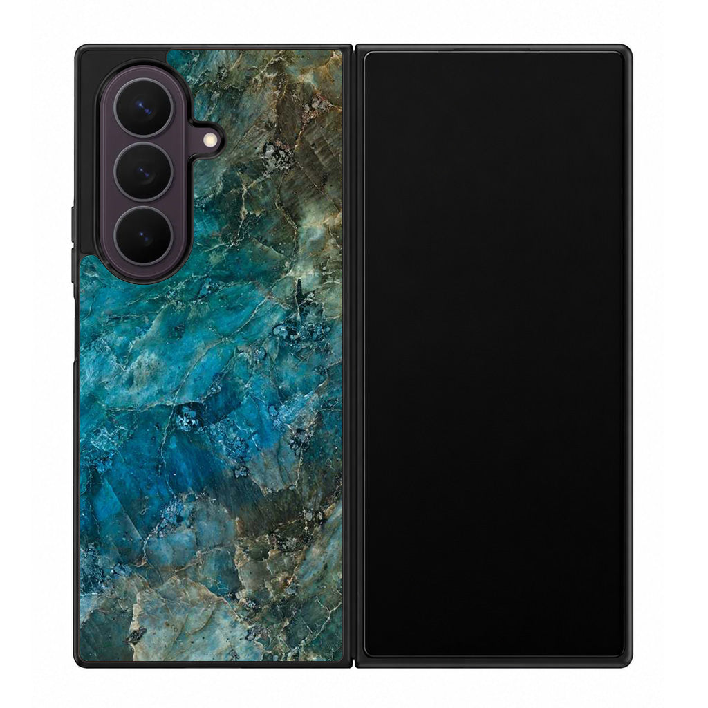 Deep Ocean Marble Samsung Galaxy Z Fold 8 Ultra Case