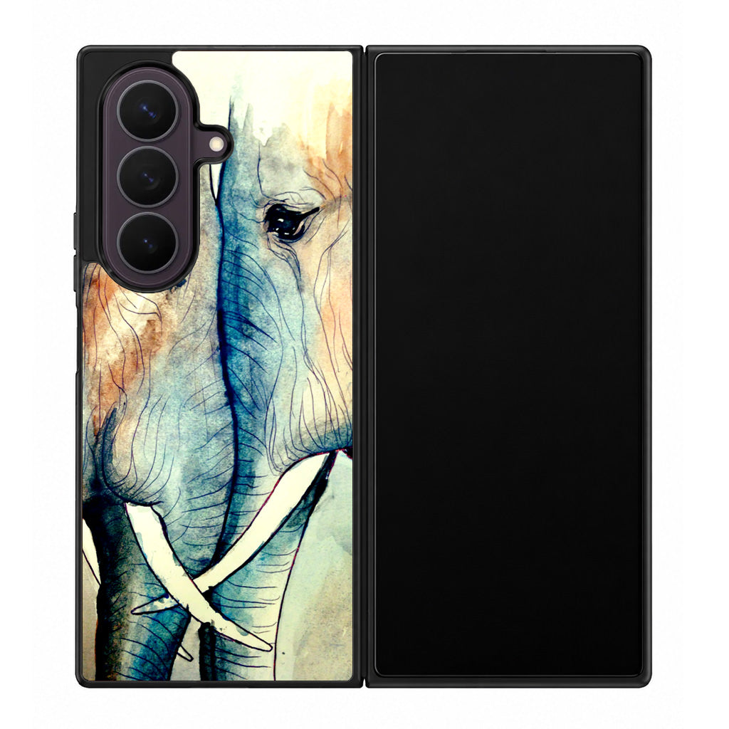 Elephants Sadness Samsung Galaxy Z Fold 8 Ultra Case