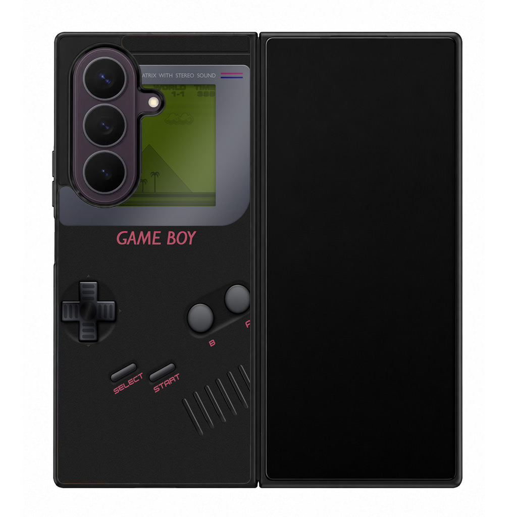 Game Boy Black Model Samsung Galaxy Z Fold 8 Ultra Case