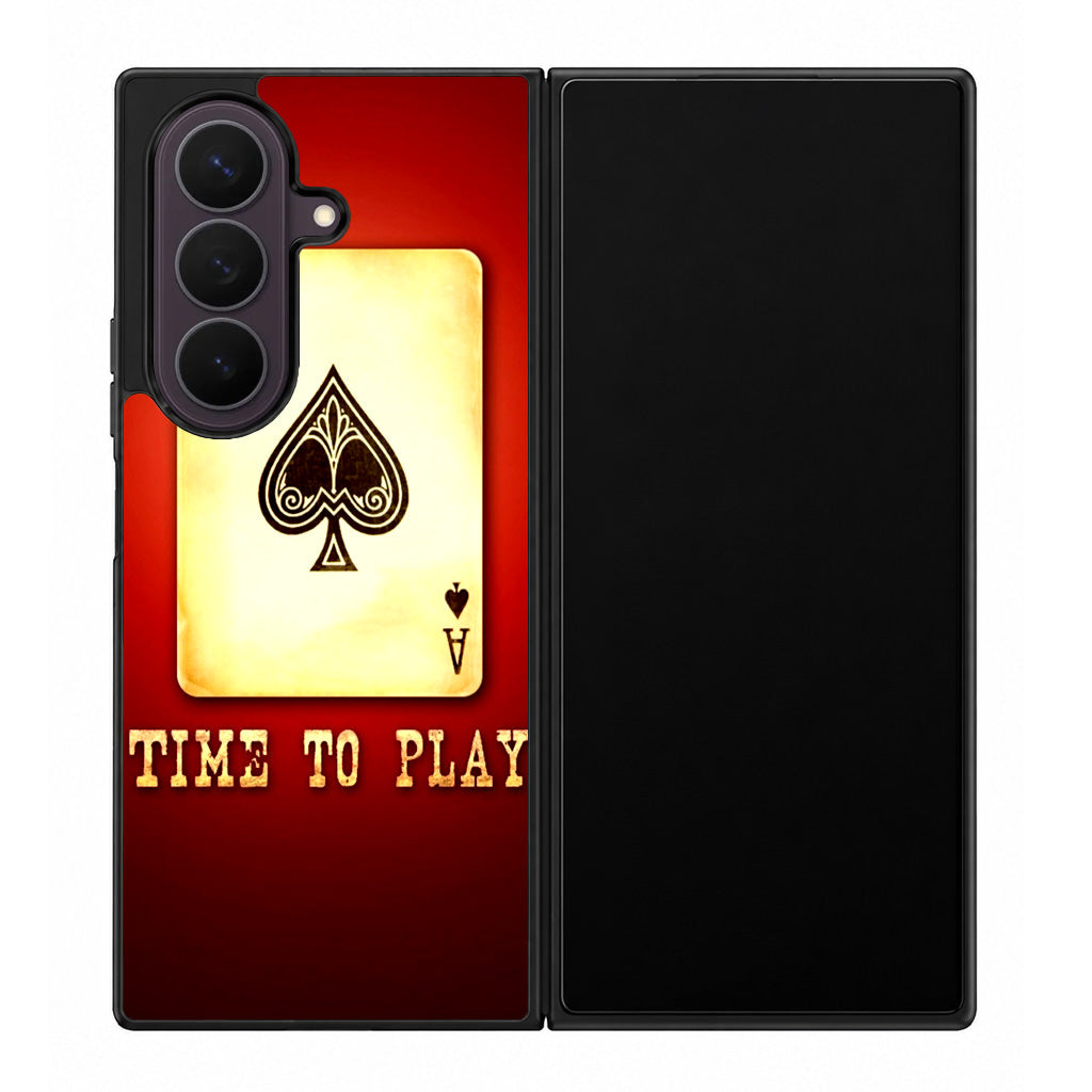 Game Card Time To Play Samsung Galaxy Z Fold 8 Ultra Case