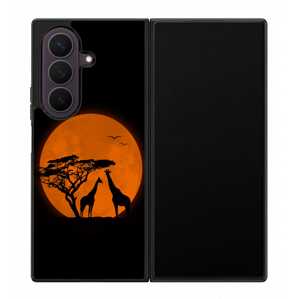 Giraffes Silhouette Samsung Galaxy Z Fold 8 Ultra Case