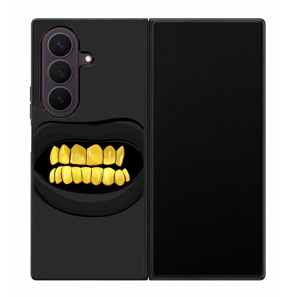 Gold Grillz Samsung Galaxy Z Fold 8 Ultra Case