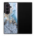 Golden Azure Marble Samsung Galaxy Z Fold 8 Ultra Case