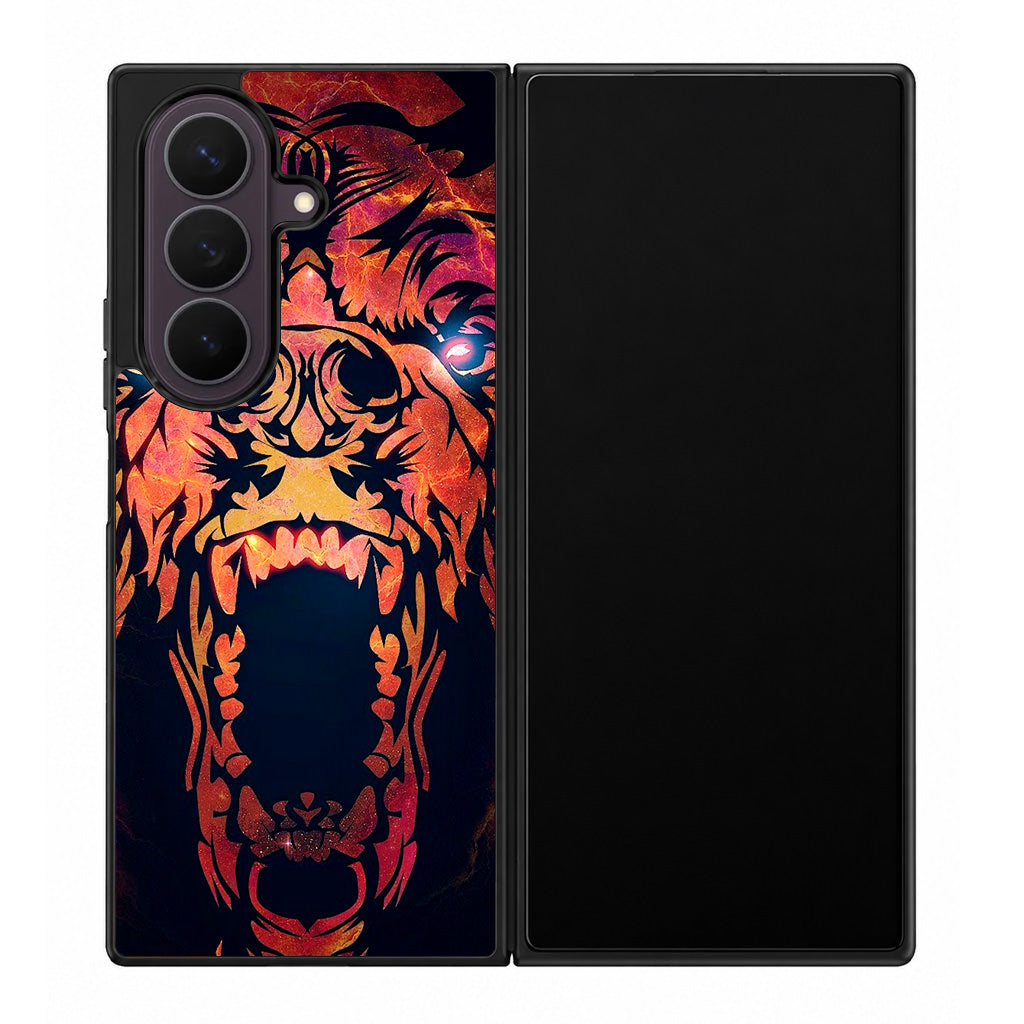 Grizzly Bear Art Samsung Galaxy Z Fold 8 Ultra Case