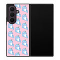 Horned Whales Pattern Samsung Galaxy Z Fold 8 Ultra Case