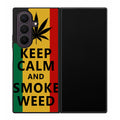 Keep Calm And Smoke Weed Samsung Galaxy Z Fold 8 Ultra Case