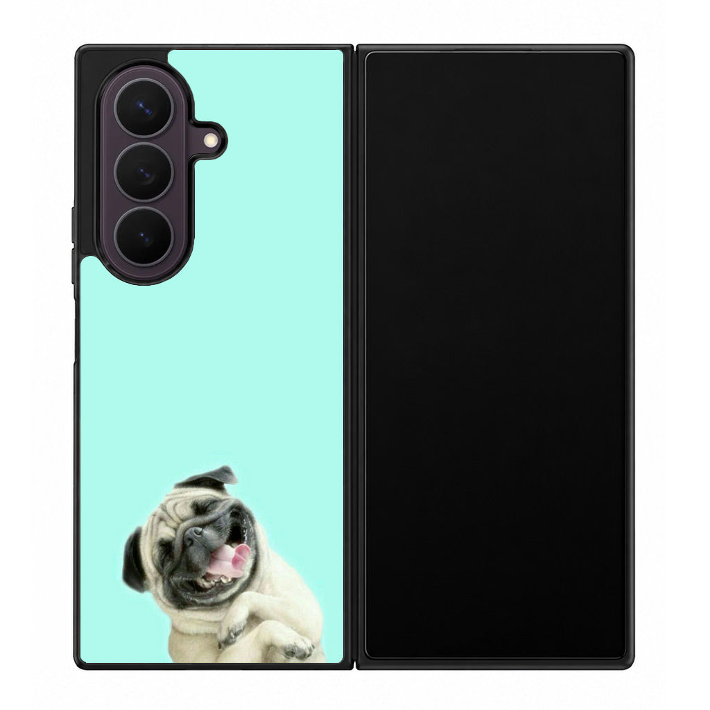 Laughing Pug Samsung Galaxy Z Fold 8 Ultra Case