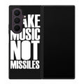 Make Music Not Missiles Samsung Galaxy Z Fold 8 Ultra Case