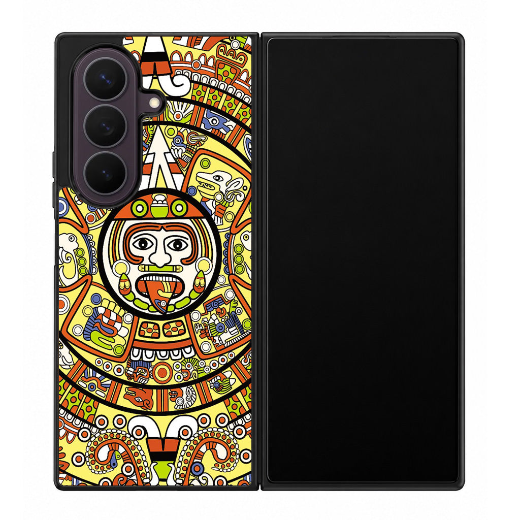 Mayan Calendar Samsung Galaxy Z Fold 8 Ultra Case