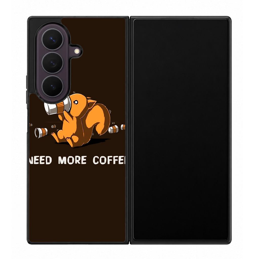 Need More Coffee Programmer Story Samsung Galaxy Z Fold 8 Ultra Case