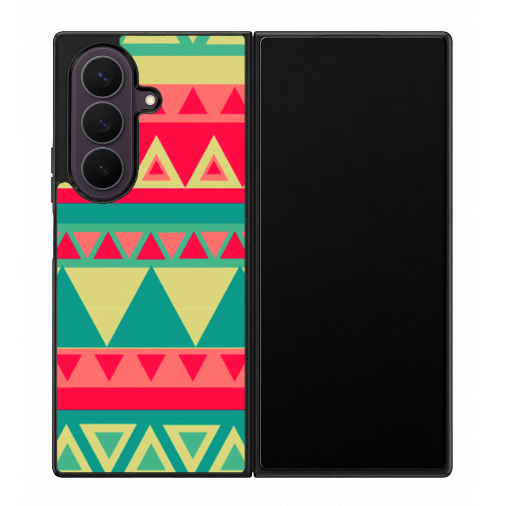 Old Aztec Pattern Samsung Galaxy Z Fold 8 Ultra Case