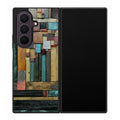 Painted Abstract Wood Sculptures Samsung Galaxy Z Fold 8 Ultra Case