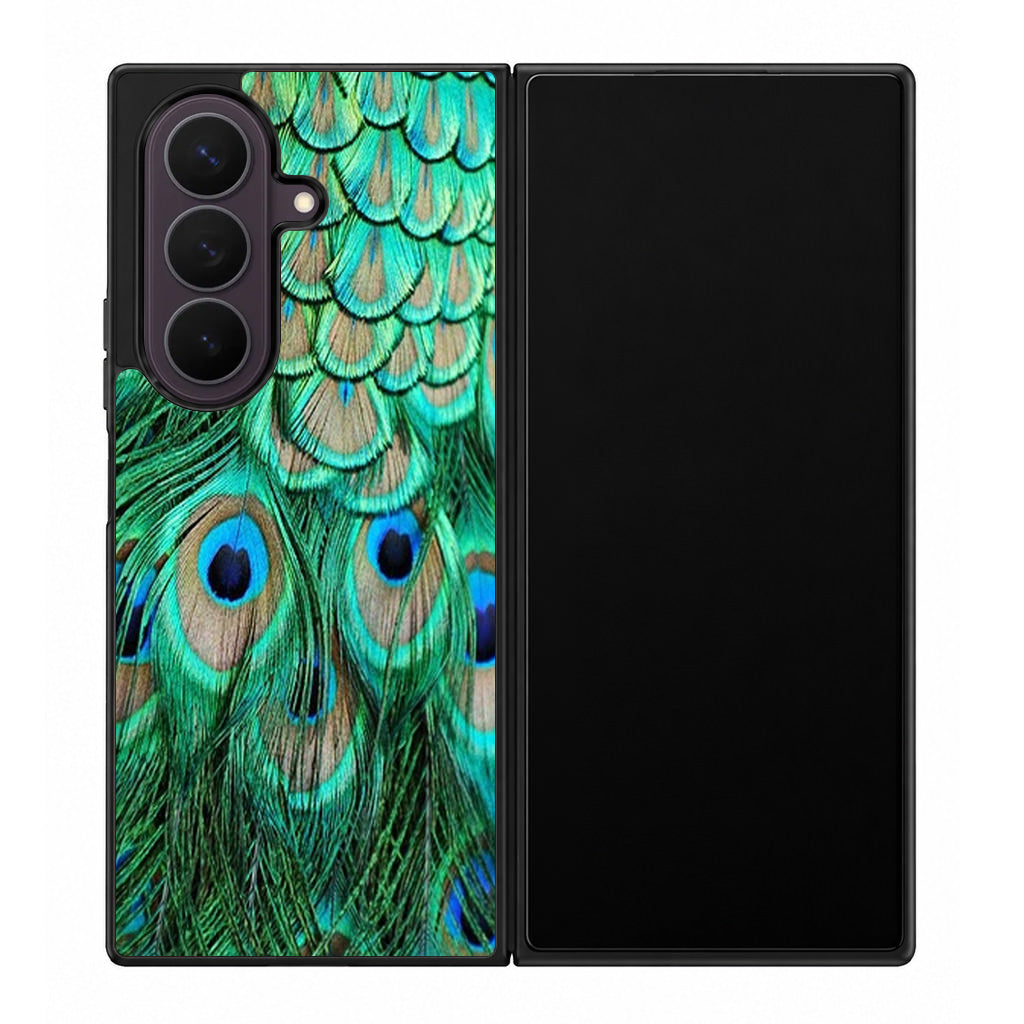 Peacock Feather Samsung Galaxy Z Fold 8 Ultra Case