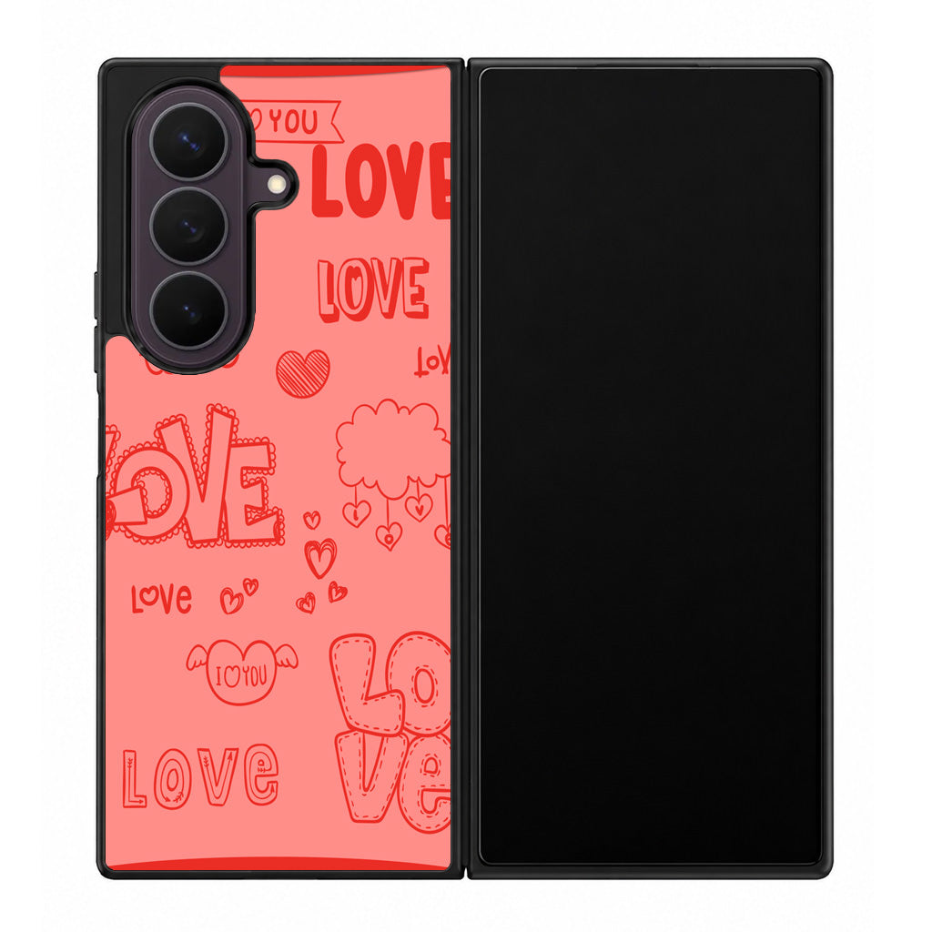 Pink Lover Samsung Galaxy Z Fold 8 Ultra Case